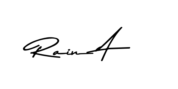 This is the best signature style for the Rain A name. Also you like these signature font (Asem Kandis PERSONAL USE). Mix name signature. Rain A signature style 9 images and pictures png