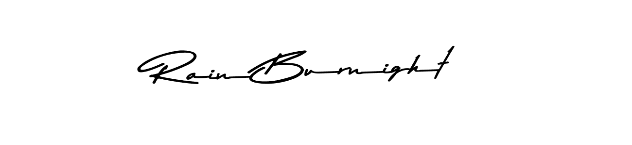 Design your own signature with our free online signature maker. With this signature software, you can create a handwritten (Asem Kandis PERSONAL USE) signature for name Rain Burnight. Rain Burnight signature style 9 images and pictures png