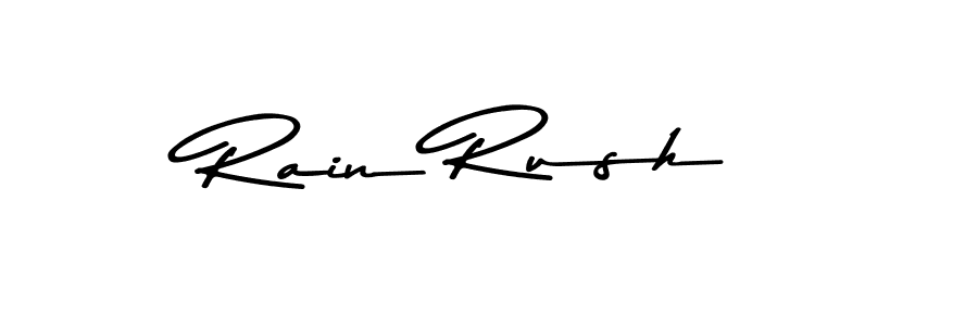 Rain Rush stylish signature style. Best Handwritten Sign (Asem Kandis PERSONAL USE) for my name. Handwritten Signature Collection Ideas for my name Rain Rush. Rain Rush signature style 9 images and pictures png