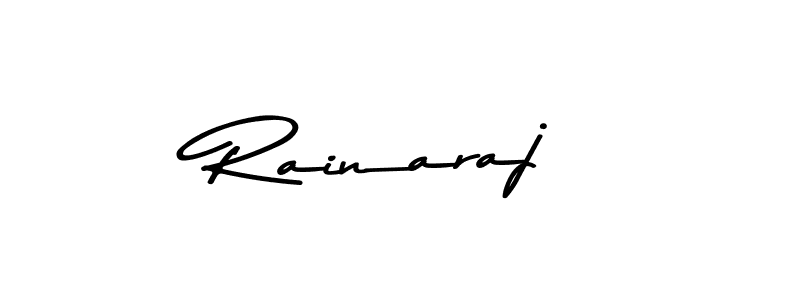 Make a beautiful signature design for name Rainaraj. With this signature (Asem Kandis PERSONAL USE) style, you can create a handwritten signature for free. Rainaraj signature style 9 images and pictures png