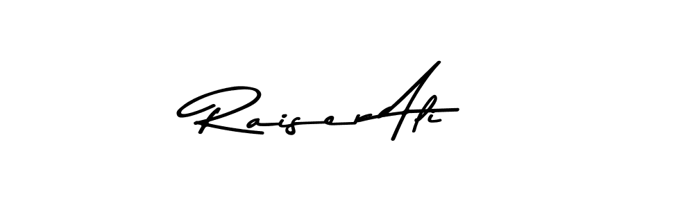 The best way (Asem Kandis PERSONAL USE) to make a short signature is to pick only two or three words in your name. The name Raiser Ali include a total of six letters. For converting this name. Raiser Ali signature style 9 images and pictures png