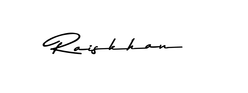 Raiskhan stylish signature style. Best Handwritten Sign (Asem Kandis PERSONAL USE) for my name. Handwritten Signature Collection Ideas for my name Raiskhan. Raiskhan signature style 9 images and pictures png