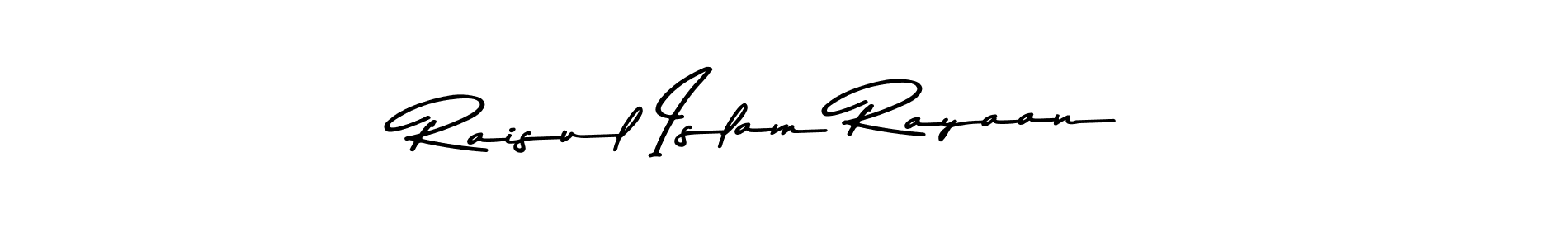 Create a beautiful signature design for name Raisul Islam Rayaan. With this signature (Asem Kandis PERSONAL USE) fonts, you can make a handwritten signature for free. Raisul Islam Rayaan signature style 9 images and pictures png