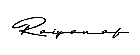 If you are searching for the best signature style for your name Raiyanaf, here we have designed multiple signature styles using Asem Kandis PERSONAL USE. Raiyanaf signature style 9 images and pictures png