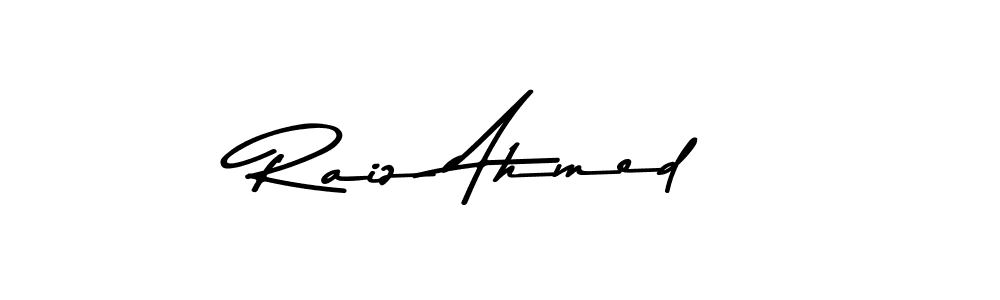 Raiz Ahmed stylish signature style. Best Handwritten Sign (Asem Kandis PERSONAL USE) for my name. Handwritten Signature Collection Ideas for my name Raiz Ahmed. Raiz Ahmed signature style 9 images and pictures png