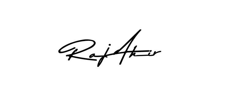 Make a beautiful signature design for name Raj Ahir. With this signature (Asem Kandis PERSONAL USE) style, you can create a handwritten signature for free. Raj Ahir signature style 9 images and pictures png