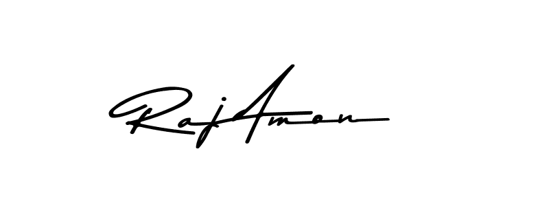 Asem Kandis PERSONAL USE is a professional signature style that is perfect for those who want to add a touch of class to their signature. It is also a great choice for those who want to make their signature more unique. Get Raj Amon name to fancy signature for free. Raj Amon signature style 9 images and pictures png