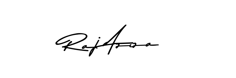 Design your own signature with our free online signature maker. With this signature software, you can create a handwritten (Asem Kandis PERSONAL USE) signature for name Raj Aziza. Raj Aziza signature style 9 images and pictures png