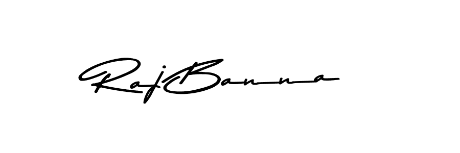 Design your own signature with our free online signature maker. With this signature software, you can create a handwritten (Asem Kandis PERSONAL USE) signature for name Raj Banna. Raj Banna signature style 9 images and pictures png