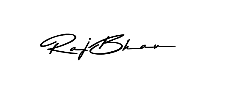 Raj Bhau stylish signature style. Best Handwritten Sign (Asem Kandis PERSONAL USE) for my name. Handwritten Signature Collection Ideas for my name Raj Bhau. Raj Bhau signature style 9 images and pictures png