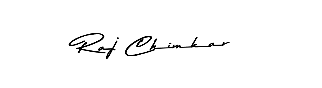 Make a beautiful signature design for name Raj Chimkar. With this signature (Asem Kandis PERSONAL USE) style, you can create a handwritten signature for free. Raj Chimkar signature style 9 images and pictures png