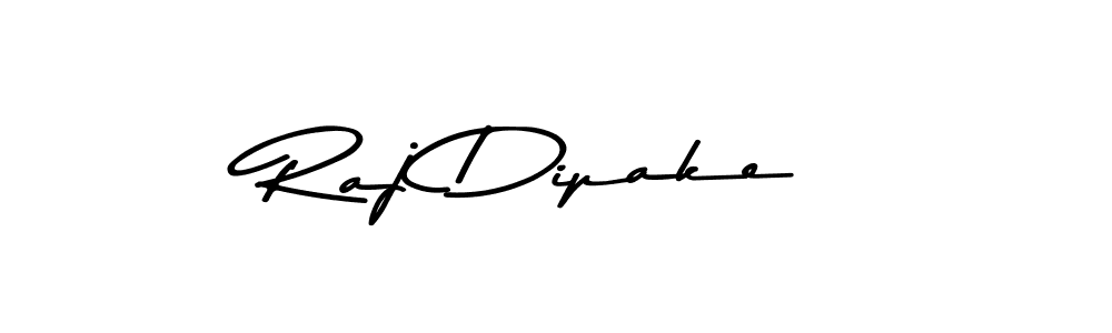 Create a beautiful signature design for name Raj Dipake. With this signature (Asem Kandis PERSONAL USE) fonts, you can make a handwritten signature for free. Raj Dipake signature style 9 images and pictures png