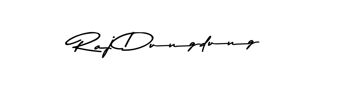 Raj Dungdung stylish signature style. Best Handwritten Sign (Asem Kandis PERSONAL USE) for my name. Handwritten Signature Collection Ideas for my name Raj Dungdung. Raj Dungdung signature style 9 images and pictures png