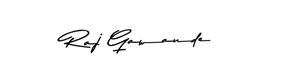 Create a beautiful signature design for name Raj Gawande. With this signature (Asem Kandis PERSONAL USE) fonts, you can make a handwritten signature for free. Raj Gawande signature style 9 images and pictures png