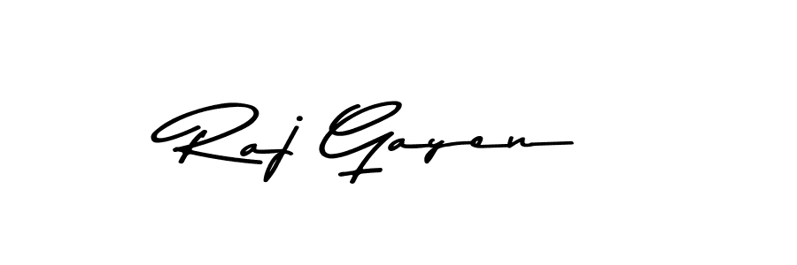 Create a beautiful signature design for name Raj Gayen. With this signature (Asem Kandis PERSONAL USE) fonts, you can make a handwritten signature for free. Raj Gayen signature style 9 images and pictures png