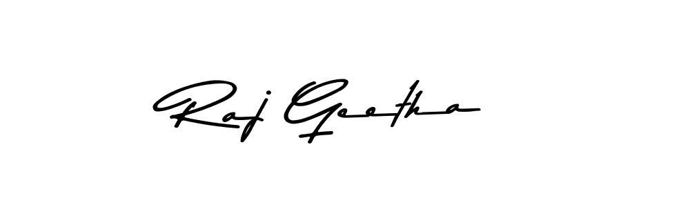 Similarly Asem Kandis PERSONAL USE is the best handwritten signature design. Signature creator online .You can use it as an online autograph creator for name Raj Geetha. Raj Geetha signature style 9 images and pictures png