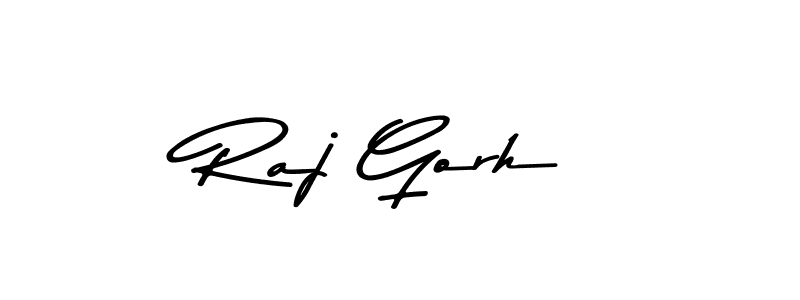 Design your own signature with our free online signature maker. With this signature software, you can create a handwritten (Asem Kandis PERSONAL USE) signature for name Raj Gorh. Raj Gorh signature style 9 images and pictures png