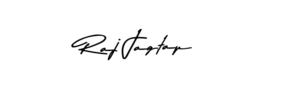 Design your own signature with our free online signature maker. With this signature software, you can create a handwritten (Asem Kandis PERSONAL USE) signature for name Raj Jagtap. Raj Jagtap signature style 9 images and pictures png