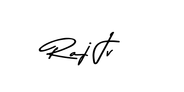 How to make Raj Jv signature? Asem Kandis PERSONAL USE is a professional autograph style. Create handwritten signature for Raj Jv name. Raj Jv signature style 9 images and pictures png