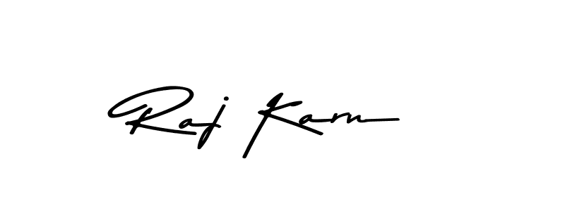 How to make Raj Karn signature? Asem Kandis PERSONAL USE is a professional autograph style. Create handwritten signature for Raj Karn name. Raj Karn signature style 9 images and pictures png