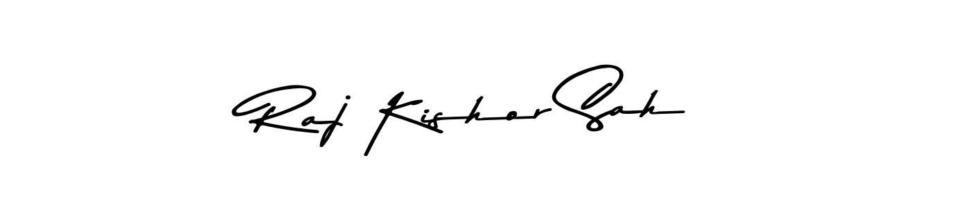 Asem Kandis PERSONAL USE is a professional signature style that is perfect for those who want to add a touch of class to their signature. It is also a great choice for those who want to make their signature more unique. Get Raj Kishor Sah name to fancy signature for free. Raj Kishor Sah signature style 9 images and pictures png
