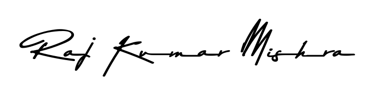 Create a personalized artistic stamp with Raj Kumar Mishra in Asem Kandis PERSONAL USE font. Perfect for visual artists, designers, and influencers. Raj Kumar Mishra signature style 9 images and pictures png