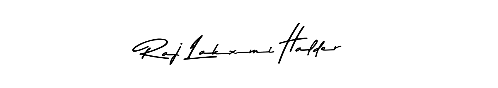 The best way (Asem Kandis PERSONAL USE) to make a short signature is to pick only two or three words in your name. The name Raj Lakxmi Halder include a total of six letters. For converting this name. Raj Lakxmi Halder signature style 9 images and pictures png