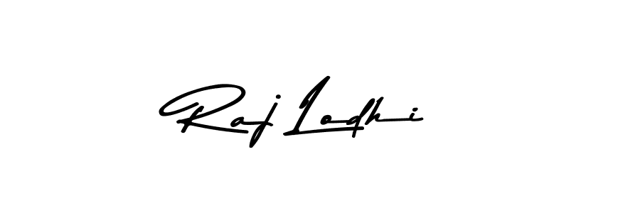 Design your own signature with our free online signature maker. With this signature software, you can create a handwritten (Asem Kandis PERSONAL USE) signature for name Raj Lodhi. Raj Lodhi signature style 9 images and pictures png