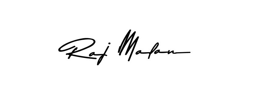 Make a beautiful signature design for name Raj Malan. With this signature (Asem Kandis PERSONAL USE) style, you can create a handwritten signature for free. Raj Malan signature style 9 images and pictures png