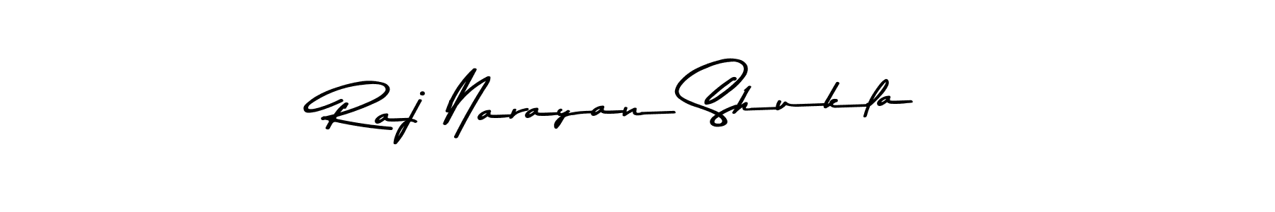 The best way (Asem Kandis PERSONAL USE) to make a short signature is to pick only two or three words in your name. The name Raj Narayan Shukla include a total of six letters. For converting this name. Raj Narayan Shukla signature style 9 images and pictures png