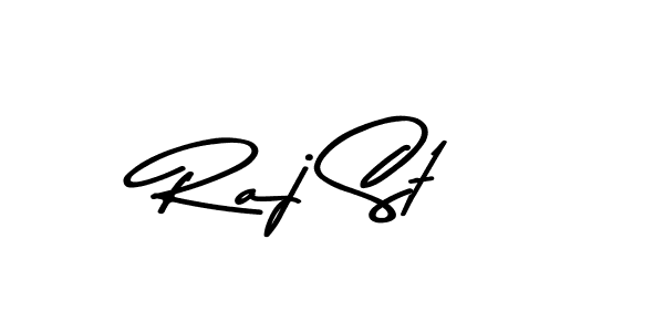 Use a signature maker to create a handwritten signature online. With this signature software, you can design (Asem Kandis PERSONAL USE) your own signature for name Raj St. Raj St signature style 9 images and pictures png