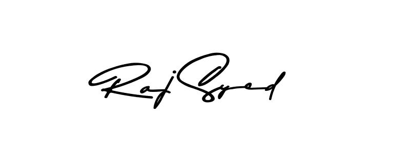 Use a signature maker to create a handwritten signature online. With this signature software, you can design (Asem Kandis PERSONAL USE) your own signature for name Raj Syed. Raj Syed signature style 9 images and pictures png