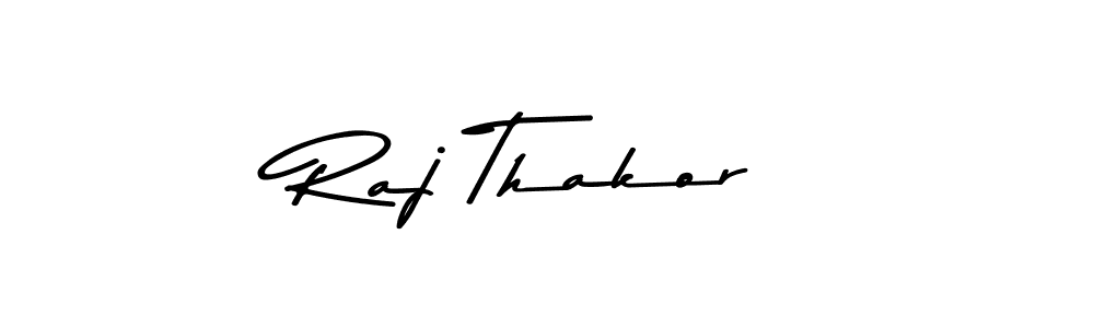 The best way (Asem Kandis PERSONAL USE) to make a short signature is to pick only two or three words in your name. The name Raj Thakor include a total of six letters. For converting this name. Raj Thakor signature style 9 images and pictures png