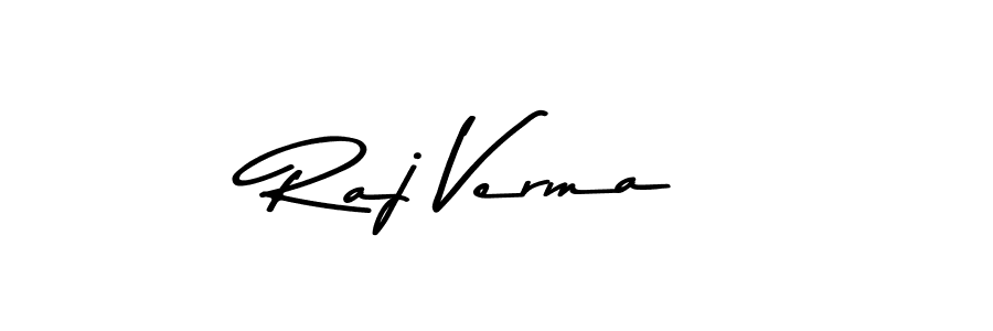 Use a signature maker to create a handwritten signature online. With this signature software, you can design (Asem Kandis PERSONAL USE) your own signature for name Raj Verma. Raj Verma signature style 9 images and pictures png