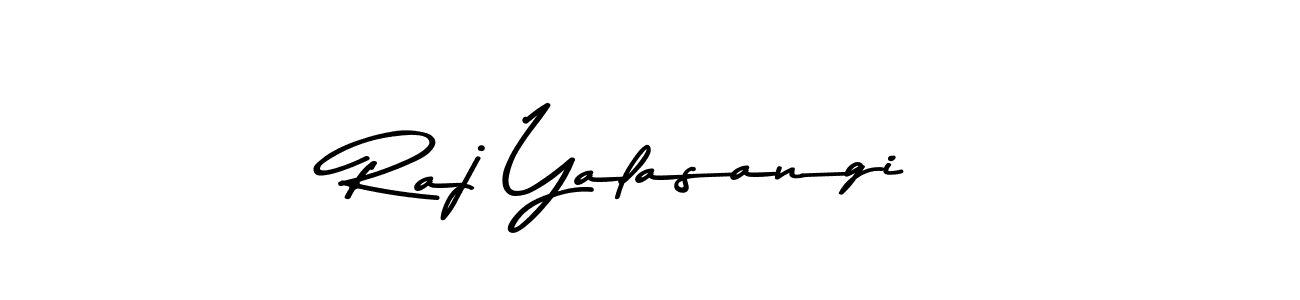Make a beautiful signature design for name Raj Yalasangi. With this signature (Asem Kandis PERSONAL USE) style, you can create a handwritten signature for free. Raj Yalasangi signature style 9 images and pictures png