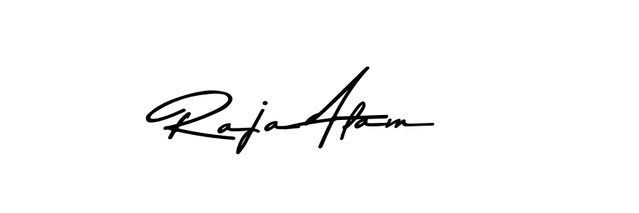 Create a beautiful signature design for name Raja Alam. With this signature (Asem Kandis PERSONAL USE) fonts, you can make a handwritten signature for free. Raja Alam signature style 9 images and pictures png