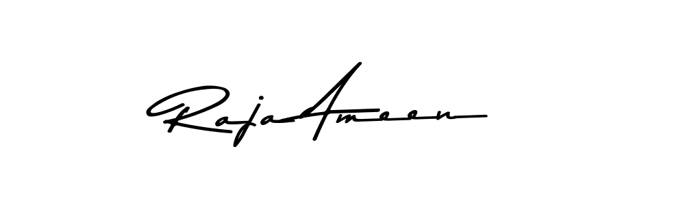 Create a beautiful signature design for name Raja Ameen. With this signature (Asem Kandis PERSONAL USE) fonts, you can make a handwritten signature for free. Raja Ameen signature style 9 images and pictures png