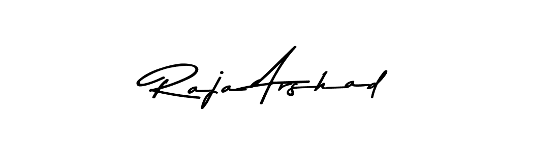 You can use this online signature creator to create a handwritten signature for the name Raja Arshad. This is the best online autograph maker. Raja Arshad signature style 9 images and pictures png