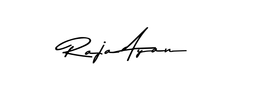 Design your own signature with our free online signature maker. With this signature software, you can create a handwritten (Asem Kandis PERSONAL USE) signature for name Raja Ayan. Raja Ayan signature style 9 images and pictures png