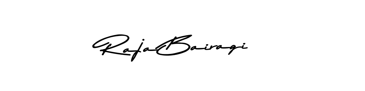 Create a beautiful signature design for name Raja Bairagi. With this signature (Asem Kandis PERSONAL USE) fonts, you can make a handwritten signature for free. Raja Bairagi signature style 9 images and pictures png