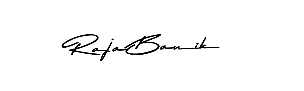 Make a beautiful signature design for name Raja Banik. With this signature (Asem Kandis PERSONAL USE) style, you can create a handwritten signature for free. Raja Banik signature style 9 images and pictures png