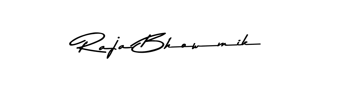 Design your own signature with our free online signature maker. With this signature software, you can create a handwritten (Asem Kandis PERSONAL USE) signature for name Raja Bhowmik. Raja Bhowmik signature style 9 images and pictures png