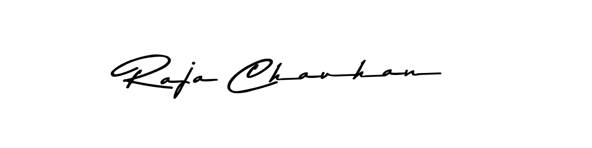 Raja Chauhan stylish signature style. Best Handwritten Sign (Asem Kandis PERSONAL USE) for my name. Handwritten Signature Collection Ideas for my name Raja Chauhan. Raja Chauhan signature style 9 images and pictures png