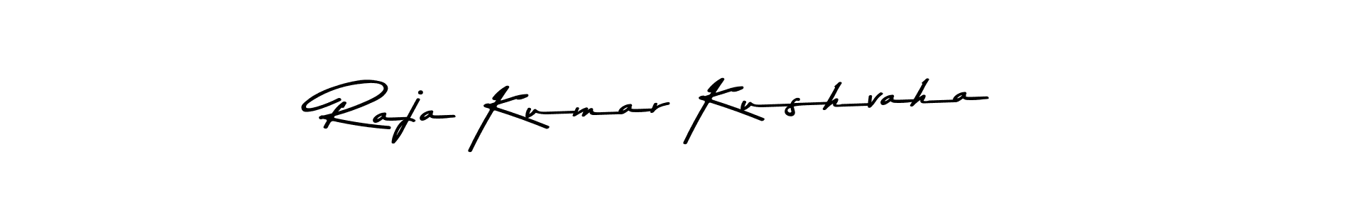 Create a beautiful signature design for name Raja Kumar Kushvaha. With this signature (Asem Kandis PERSONAL USE) fonts, you can make a handwritten signature for free. Raja Kumar Kushvaha signature style 9 images and pictures png