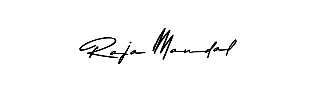 Create a beautiful signature design for name Raja Mandal. With this signature (Asem Kandis PERSONAL USE) fonts, you can make a handwritten signature for free. Raja Mandal signature style 9 images and pictures png