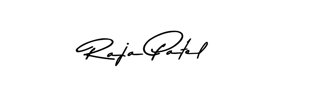 How to make Raja Patel name signature. Use Asem Kandis PERSONAL USE style for creating short signs online. This is the latest handwritten sign. Raja Patel signature style 9 images and pictures png