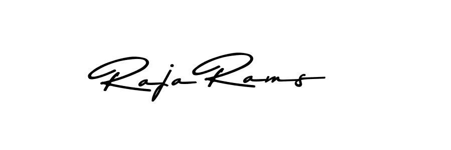 Use a signature maker to create a handwritten signature online. With this signature software, you can design (Asem Kandis PERSONAL USE) your own signature for name Raja Rams. Raja Rams signature style 9 images and pictures png