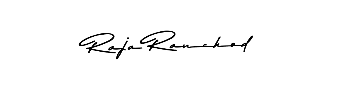 Design your own signature with our free online signature maker. With this signature software, you can create a handwritten (Asem Kandis PERSONAL USE) signature for name Raja Ranchod. Raja Ranchod signature style 9 images and pictures png
