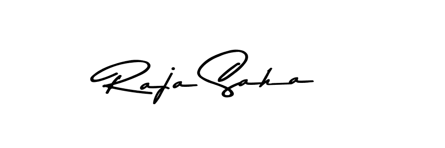 Design your own signature with our free online signature maker. With this signature software, you can create a handwritten (Asem Kandis PERSONAL USE) signature for name Raja Saha. Raja Saha signature style 9 images and pictures png