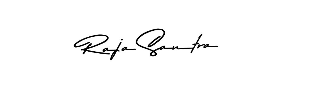 Design your own signature with our free online signature maker. With this signature software, you can create a handwritten (Asem Kandis PERSONAL USE) signature for name Raja Santra. Raja Santra signature style 9 images and pictures png